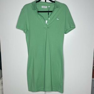 Lacoste, Size 8 Green dress.
